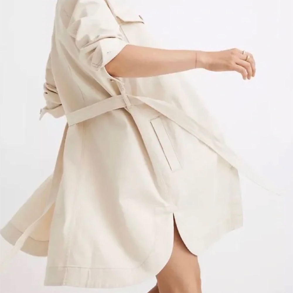 NEW (never worn) Madewell Long Belted Chore Coat